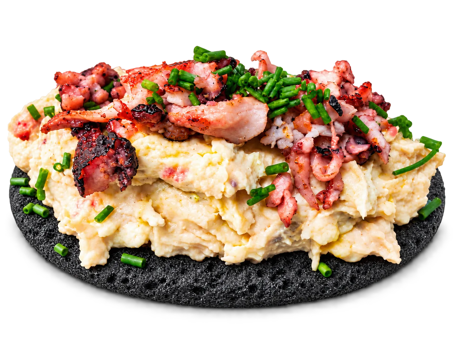 Marinera reinventada de Bar Leyendas con ensaladilla malagueña y pulpo sellado